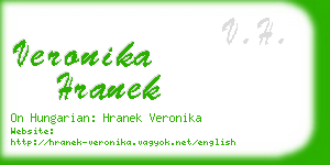 veronika hranek business card